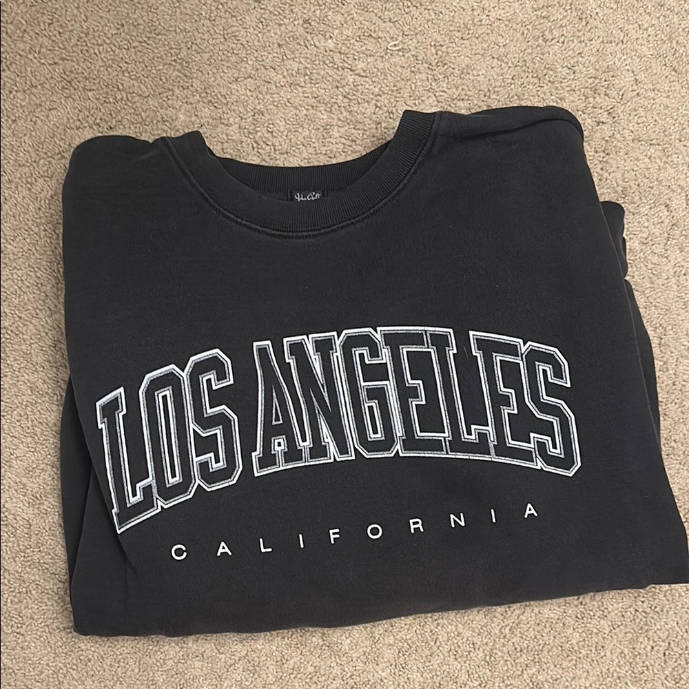 Brandy Melville Los Angeles Black Sweatshirt / crewneck